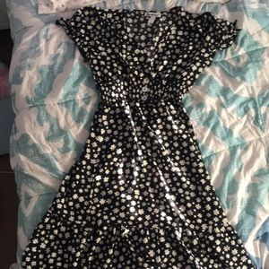Charlotte Russe black daisy dress.